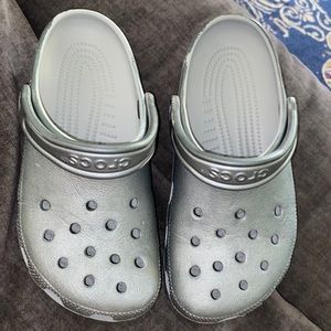 Grey crocs